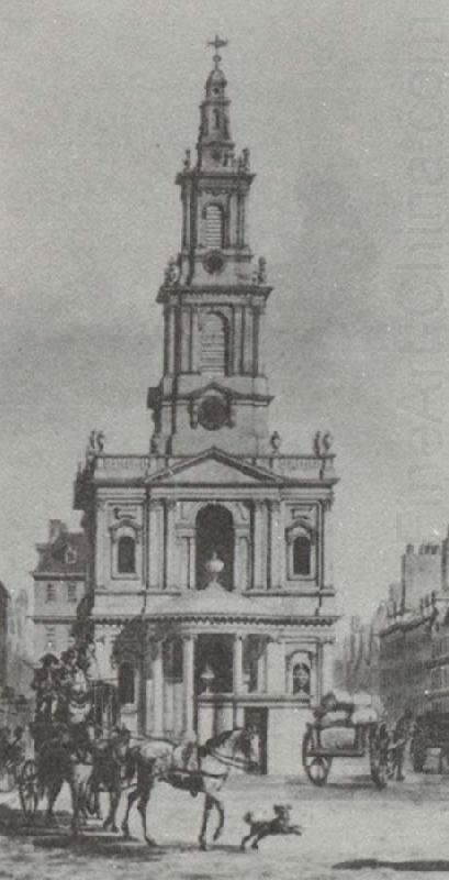 Church of St Mary-Le-Strand in London, James Gibbs